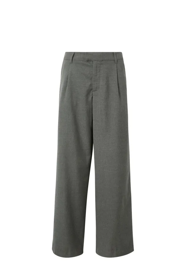 Clothing Supr Pants Vienna Wide Leg Pant Charcoal Marle