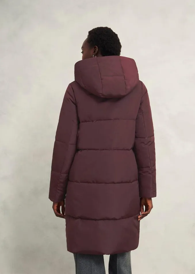 Coats and Jackets Women HOBBS Petite Darla Puffer Wine