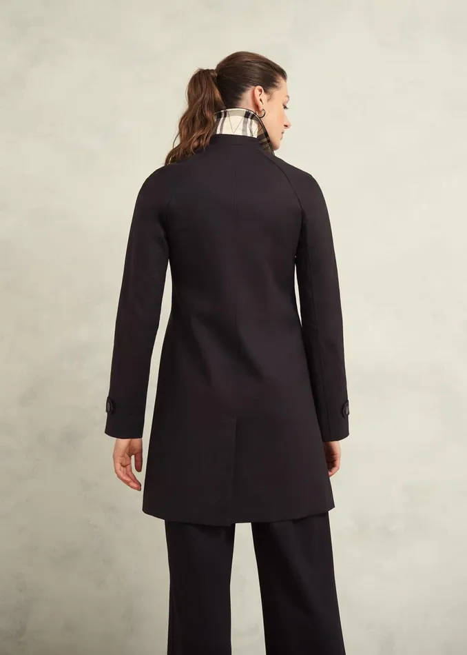 Coats and Jackets Women HOBBS Vivienne Shower Resistant Trench Coat Black