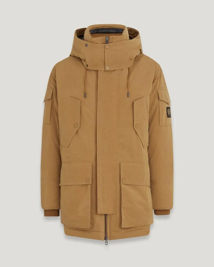 Coats and Parkas Men Belstaff Dispatch Parka Glaze Yellow