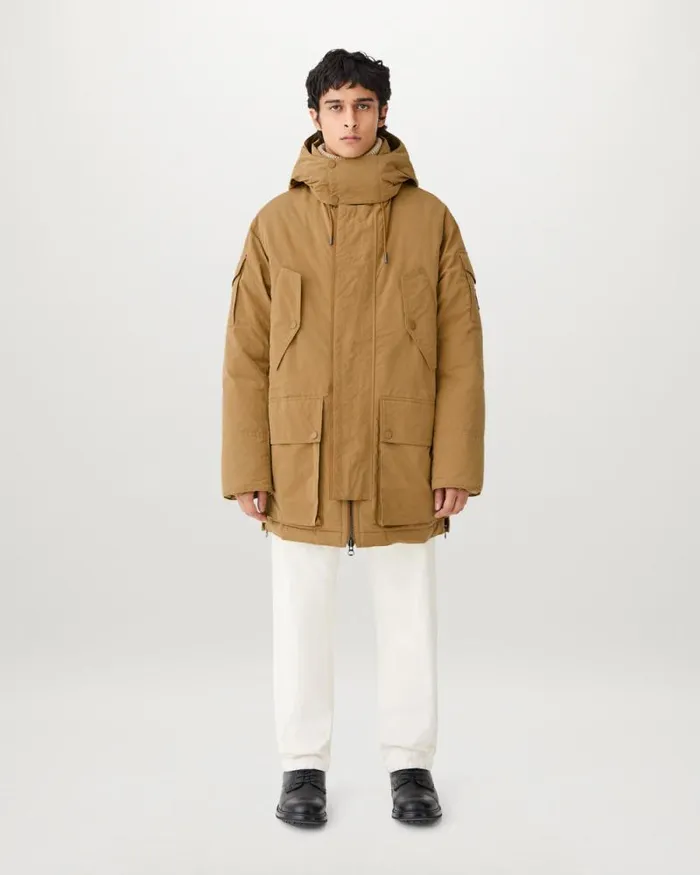 Coats and Parkas Men Belstaff Dispatch Parka Glaze Yellow Coats and Parkas Men Belstaff Dispatch Parka Glaze Yellow