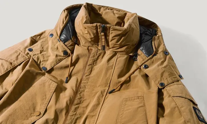 Coats and Parkas Men Belstaff Dispatch Parka Glaze Yellow Coats and Parkas Men Belstaff Dispatch Parka Glaze Yellow