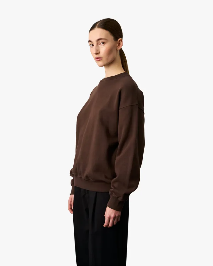 Colorfulstandard Crewneck Sweatshirts Women Organic Oversized Crew 8211 Heather Grey