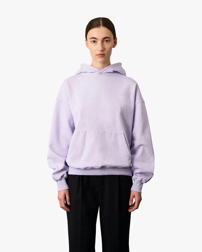 Colorfulstandard Organic Oversized Hood 8211 Magenta Blaze Women Hoodies