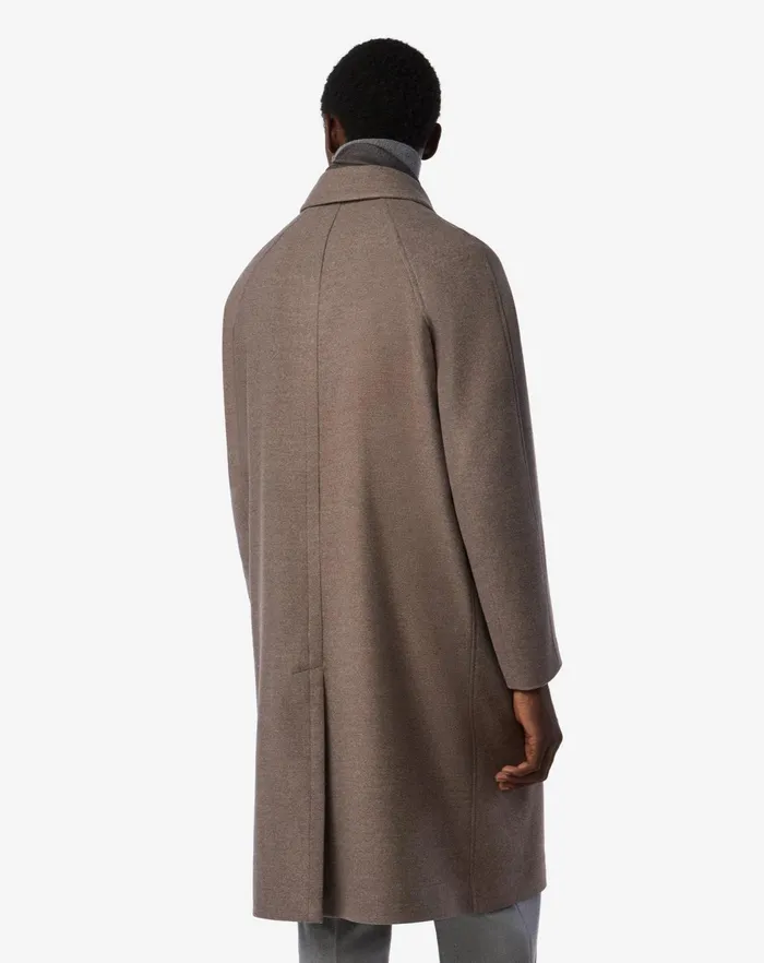 Corneliani Outerwear And Coats Beige Soft Super 180s Wool Coat For Men 8211 Men