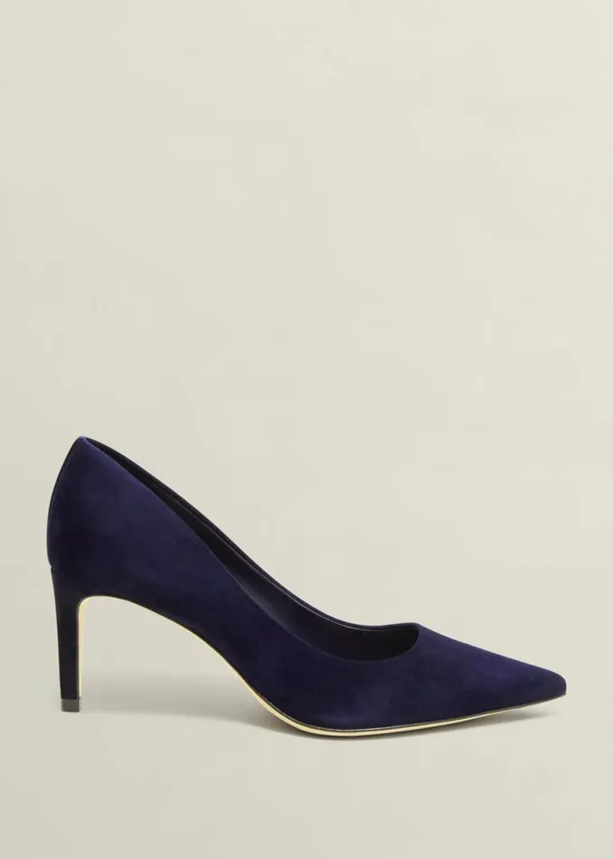 Court Shoes Women HOBBS Leila Suede Court Shoes Midnight