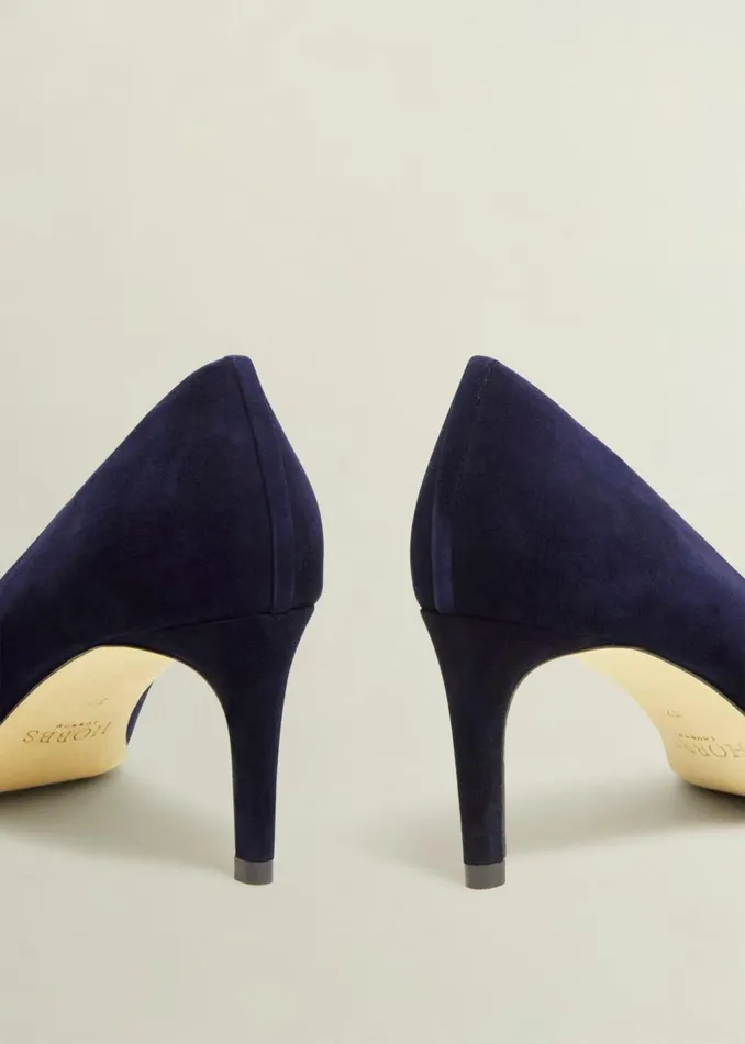 Court Shoes Women HOBBS Leila Suede Court Shoes Midnight