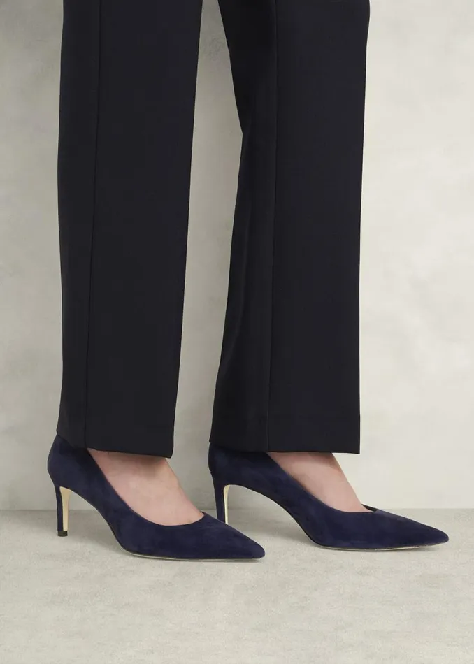 Court Shoes Women HOBBS Leila Suede Court Shoes Midnight