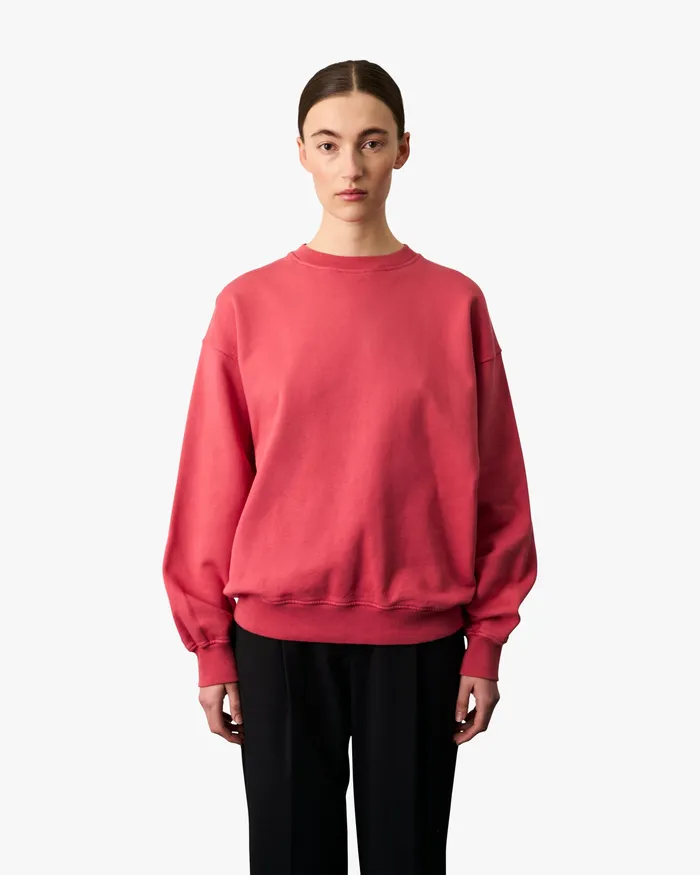 Crewneck Sweatshirts Colorfulstandard Women Organic Oversized Crew 8211 Burned Yellow