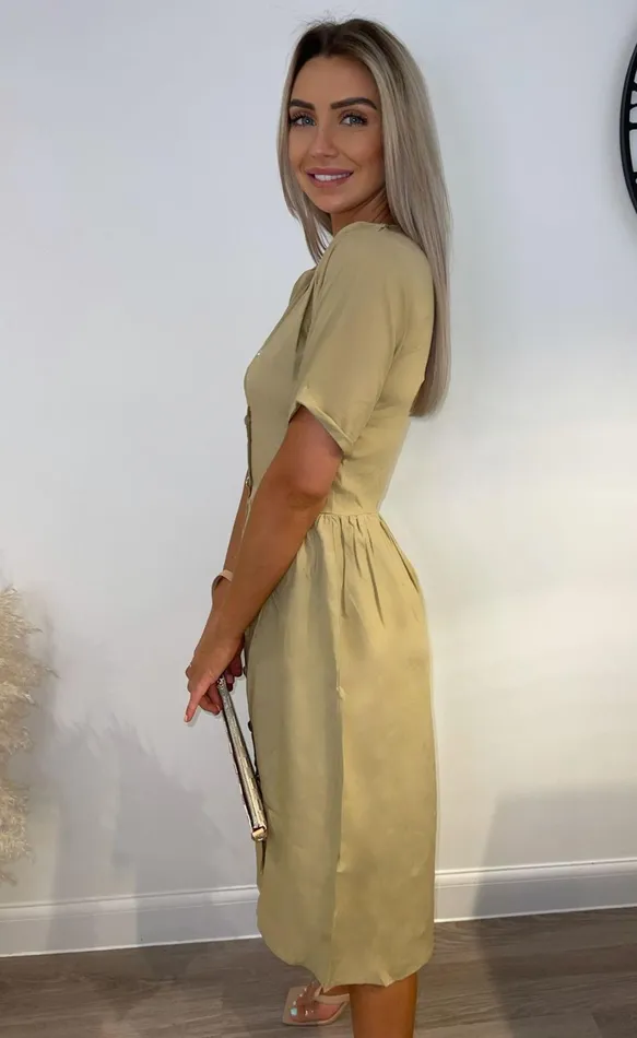 Cristy V Neck Smock Shirt Dress Women Missfiga Skater Dresses Cristy V Neck Smock Shirt Dress Women Missfiga Skater Dresses