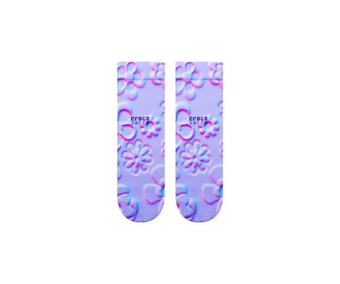 CrocsSocks Flower Ankle Moon Jelly MenWomen Crocs Socks
