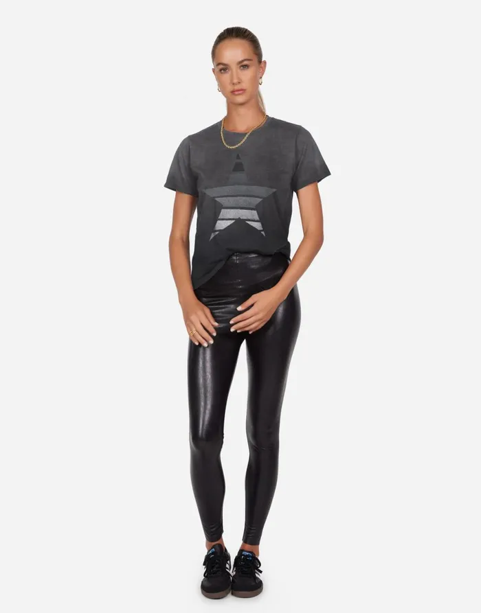 Croft Ombre Star Jet Black Ombre Women039s Lauren Moshi Short Sleeve