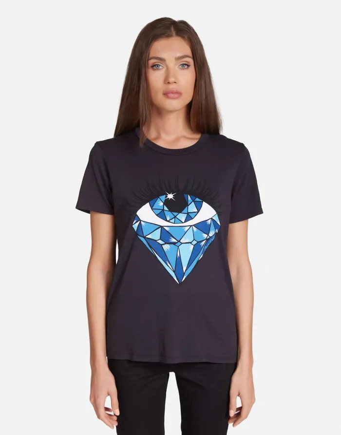 Croft Sapphire Eye Onyx Women039s Lauren Moshi Short Sleeve