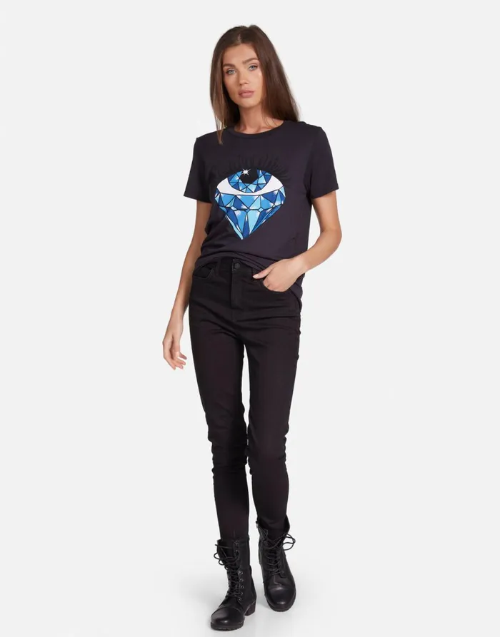 Croft Sapphire Eye Onyx Women039s Lauren Moshi Short Sleeve