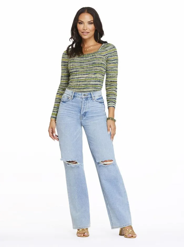 Denim Clothing Jessica Simpson Relaxed Wide Straight Jeans In Soulmate