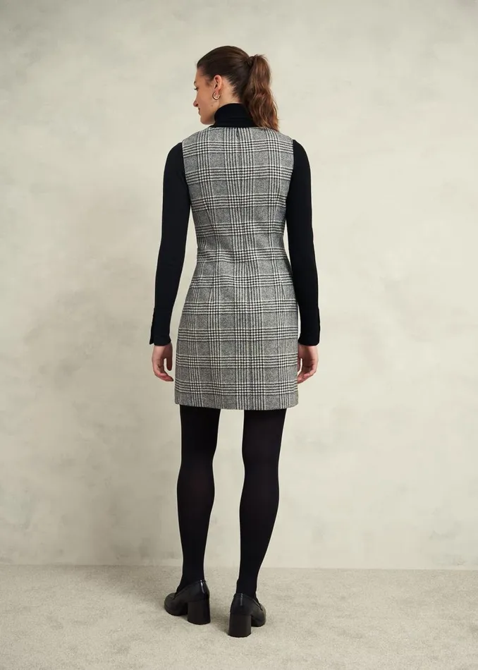 Dresses and Jumpsuits Women HOBBS Brea Wool Dress Black White