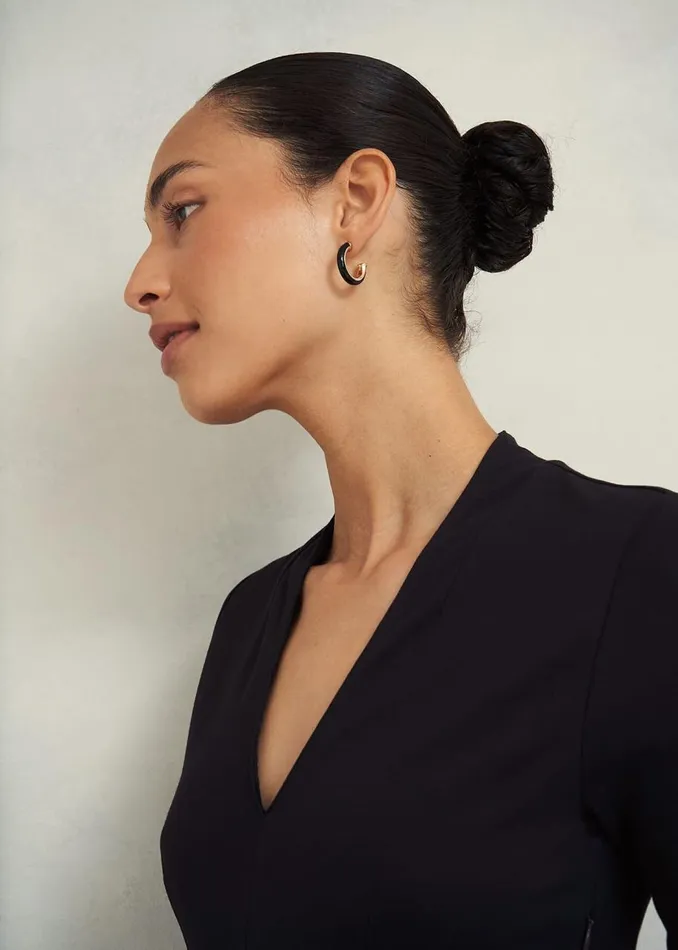 Dresses and Jumpsuits Women HOBBS Emilia Ponte Dress Navy