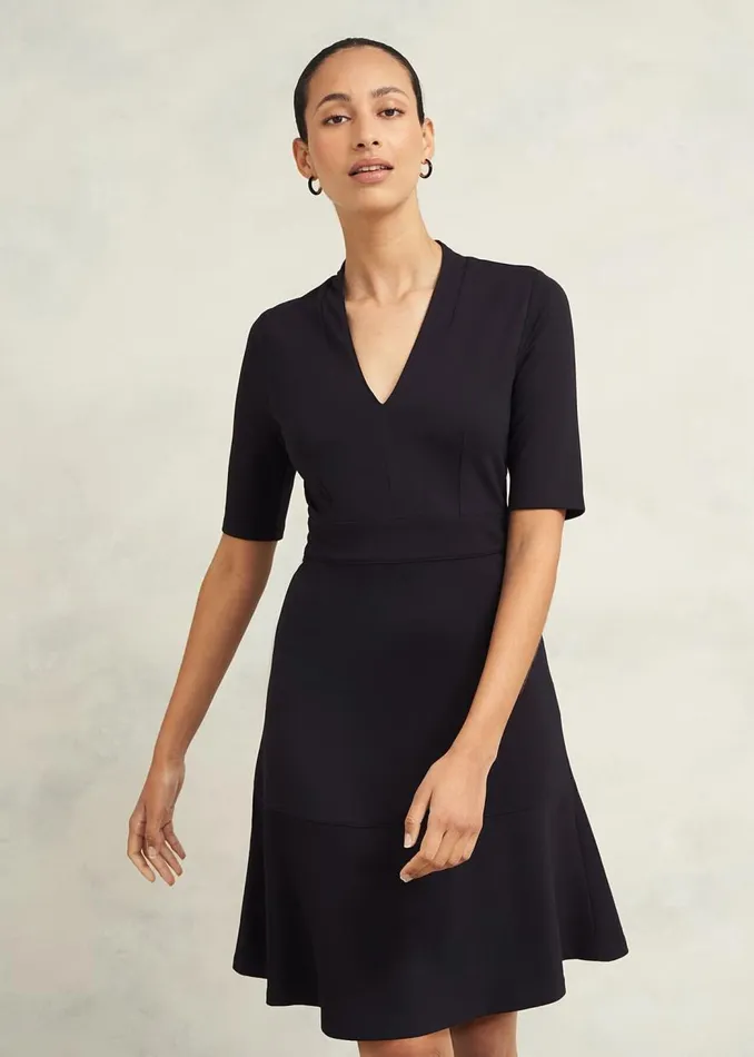 Dresses and Jumpsuits Women HOBBS Emilia Ponte Dress Navy