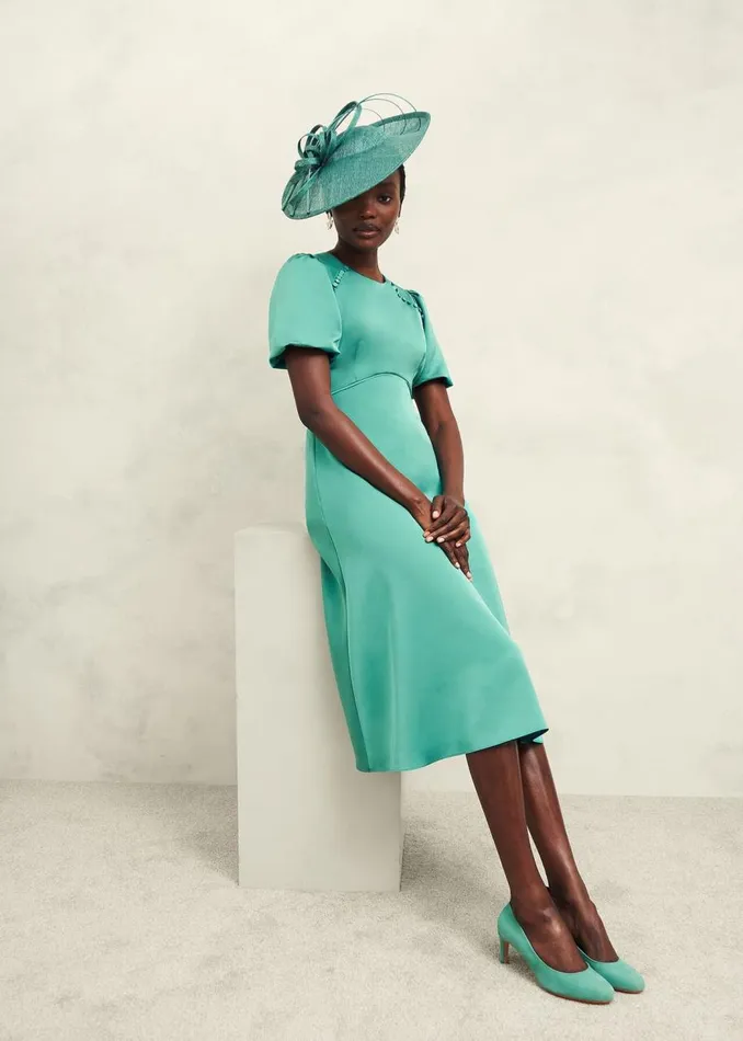 Dresses and Jumpsuits Women HOBBS Marea Dress Deep Aqua Green