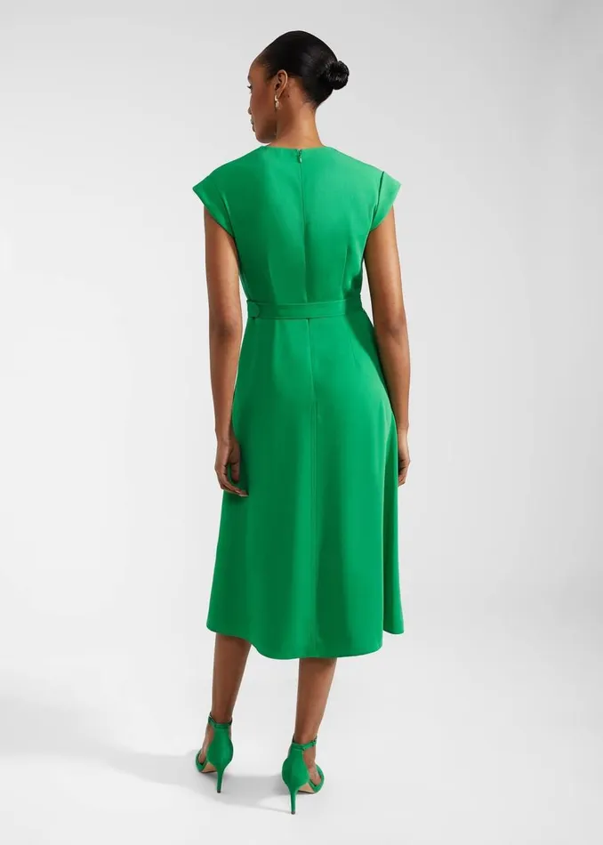 Dresses and Jumpsuits Women HOBBS Meera Belted Dress Cilantro Green