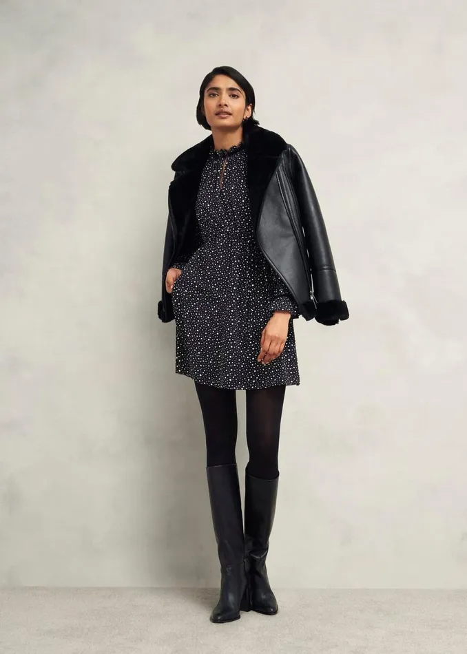 Dresses and Jumpsuits Women HOBBS Otilla Dress Black Ivory