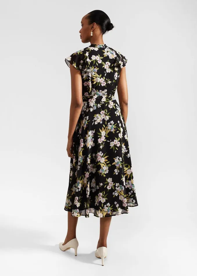 Dresses and Jumpsuits Women HOBBS Petite Erica Dress Black Multi