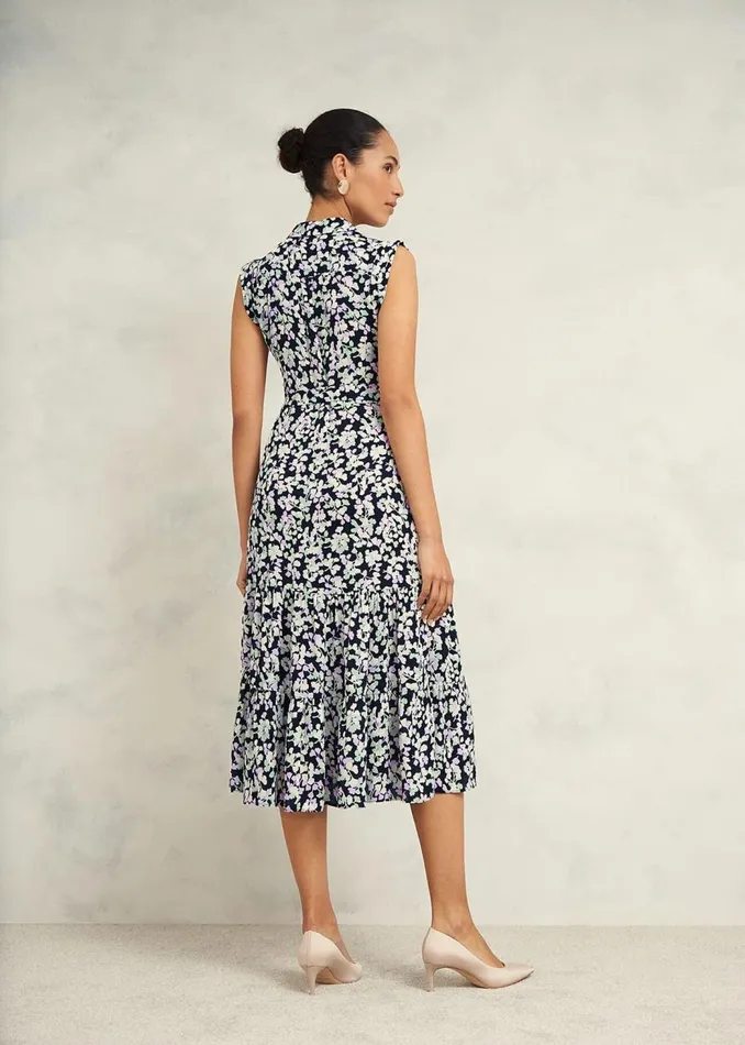 Dresses and Jumpsuits Women HOBBS Petite Esme Dress Navy Multi