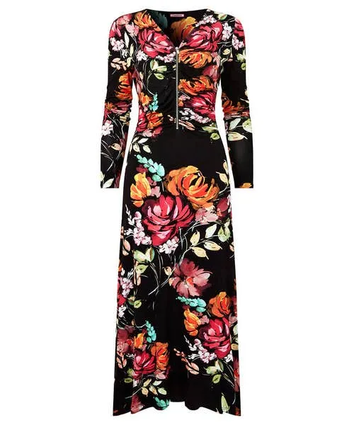 Dresses Apparel Joebrowns Lucy Zip Through Jersey Dress Black Dresses Apparel Joebrowns Lucy Zip Through Jersey Dress Black