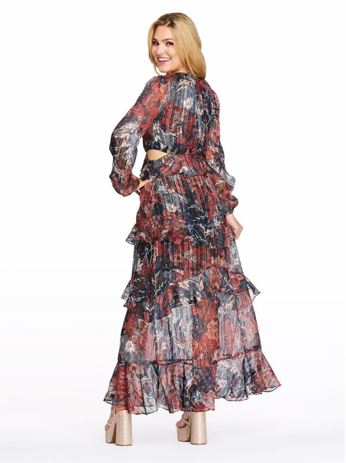 Dresses Clothing Jessica Simpson Baianca Maxi Dress In Autumn Memories
