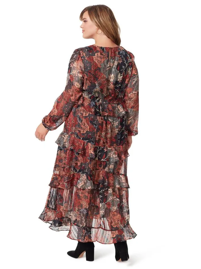 Dresses Clothing Jessica Simpson Baianca Maxi Dress In Autumn Memories