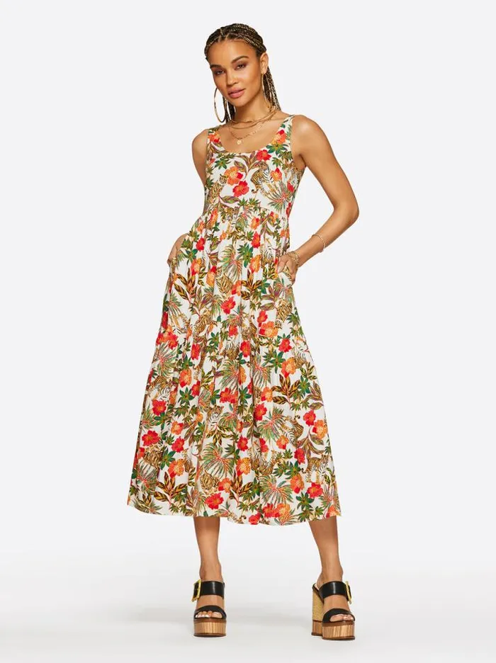 Dresses Clothing Jessica Simpson Cheryl Maxi Dress In Jungle Parade