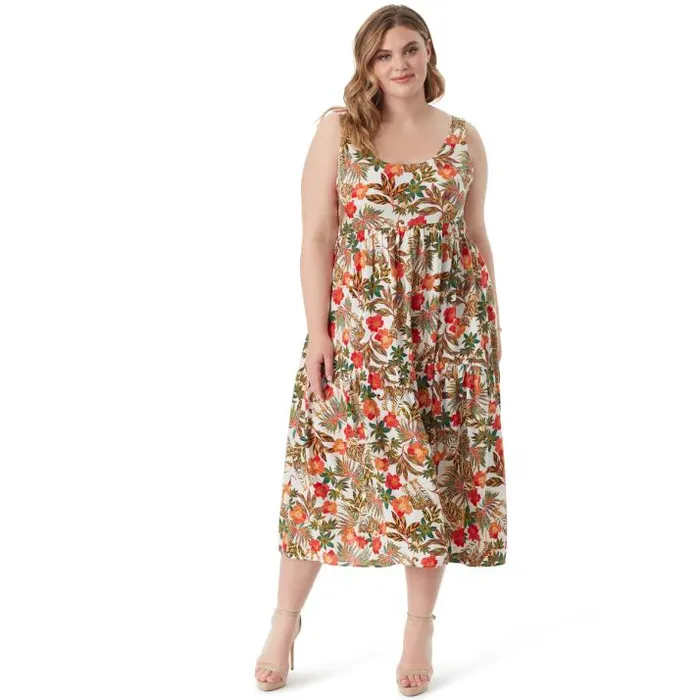 Dresses Clothing Jessica Simpson Cheryl Maxi Dress In Jungle Parade
