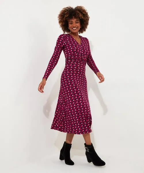 Dresses Glorious Geo Jersey Dress Pink Joebrowns Apparel Dresses Glorious Geo Jersey Dress Pink Joebrowns Apparel