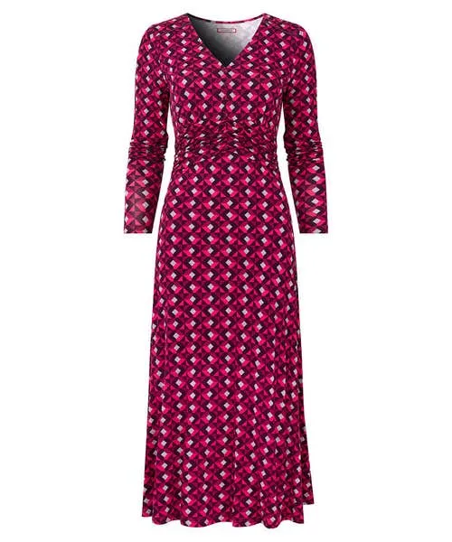 Dresses Glorious Geo Jersey Dress Pink Joebrowns Apparel Dresses Glorious Geo Jersey Dress Pink Joebrowns Apparel