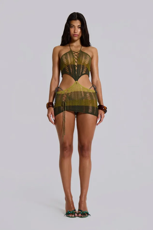 Dresses Jaded London Women Shop Amir Crochet Halter Mini Dress