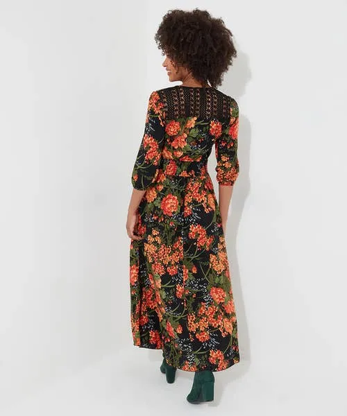 Dresses Joebrowns Apparel Sienna Florals Dress Black