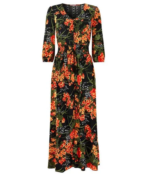 Dresses Joebrowns Apparel Sienna Florals Dress Black