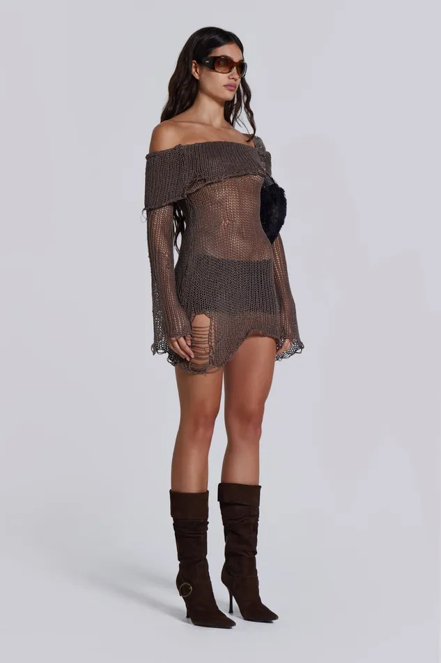 Dresses Shop Kaia Knit Dress 8211 Jaded London Women