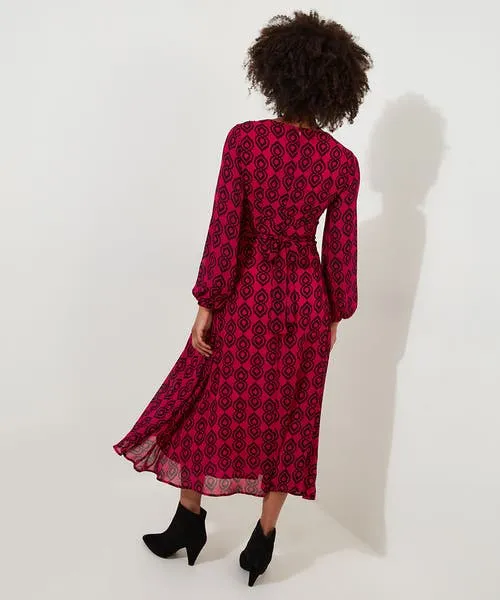 Dresses Tamzin Printed Dress Pink Joebrowns Apparel