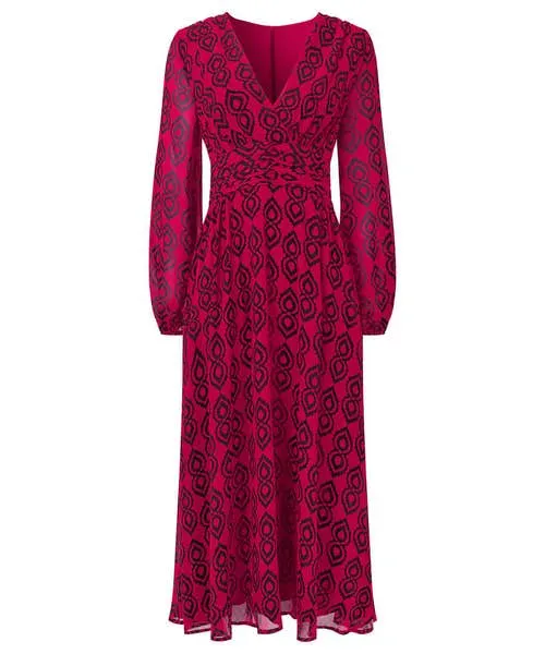 Dresses Tamzin Printed Dress Pink Joebrowns Apparel