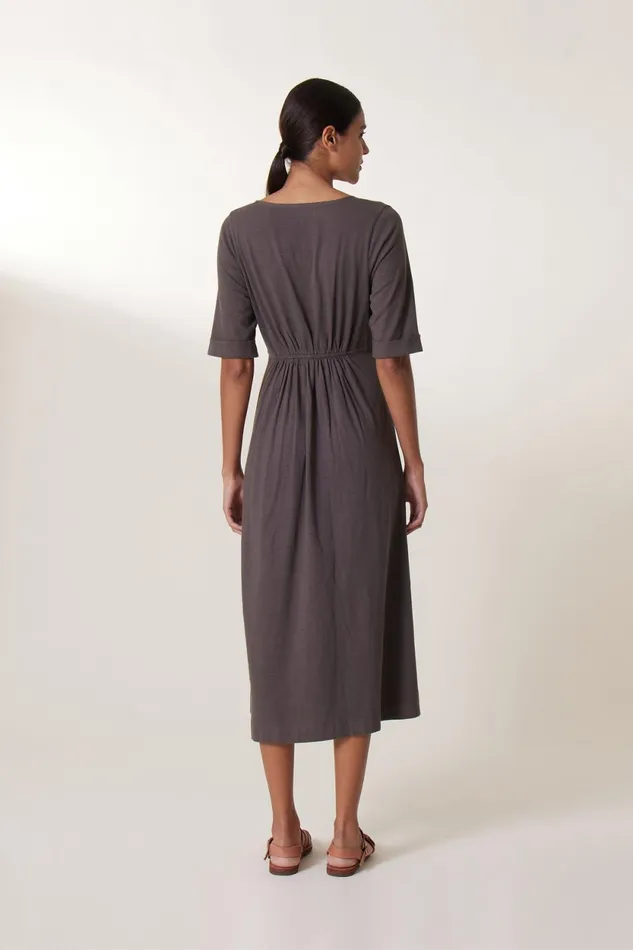Dresses Women Leon and Harper Rala Plain Dress Carbone