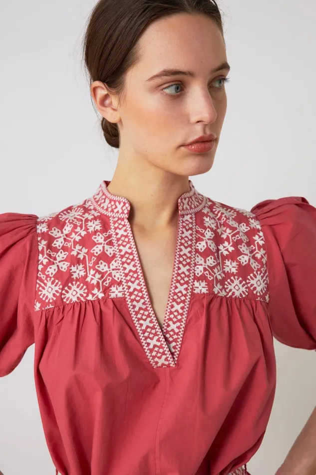Dresses Women Leon and Harper Risque Broda Dress Punch