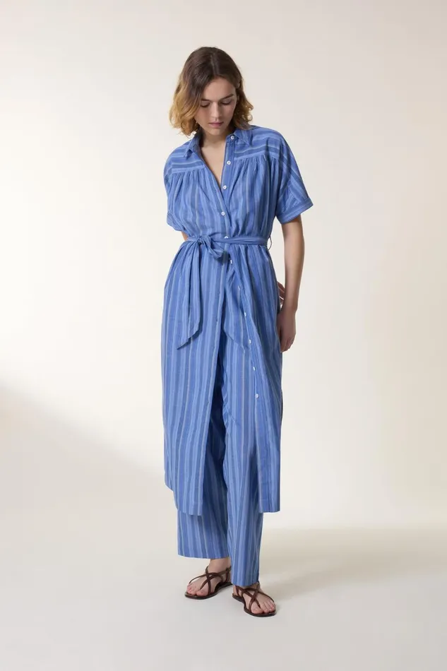 Dresses Women Leon and Harper Robe Roka Strght Blue