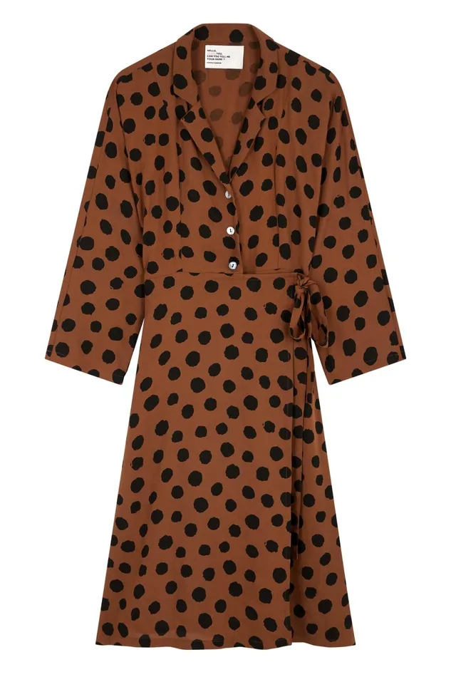 Dresses Women Leon and Harper Rolie Spot Dress Brown