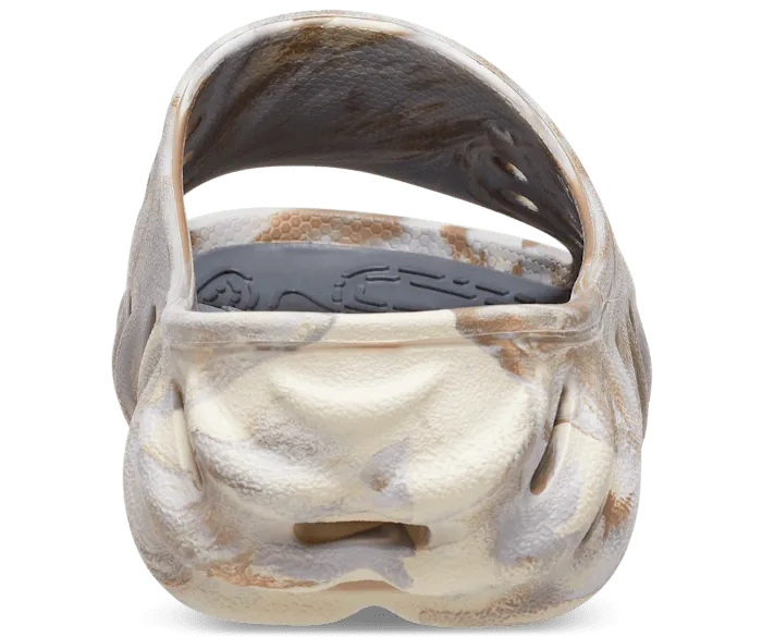 Echo Marbled Slide Bone Multi Women Crocs Slides
