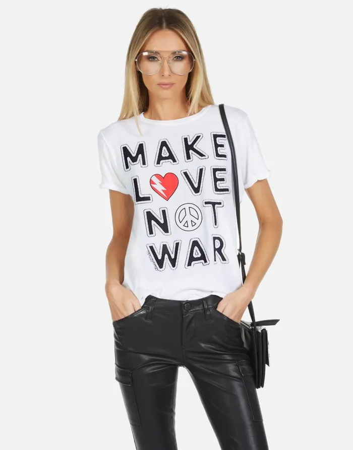 Edda X Make Love Not War Black Women039s Lauren Moshi Short Sleeve