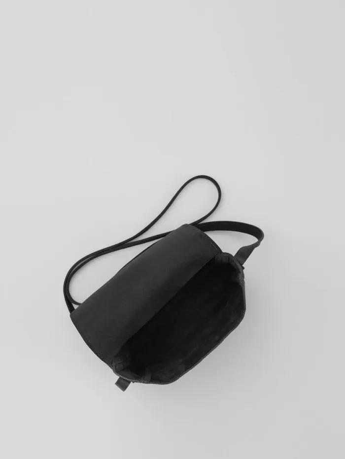 Eileen Fisher Accessories Italian Suede Square Crossbody Bag Black 8211 Shop