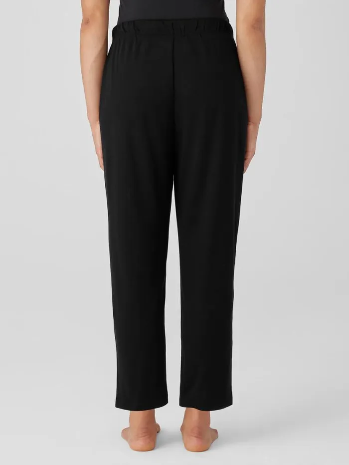 Eileen Fisher Extended Sizing 1X3X Organic Cotton Interlock Slouchy Sleep Pant Black 8211 Shop