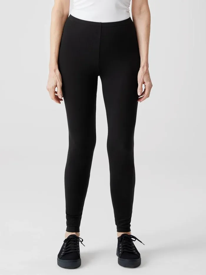 Eileen Fisher Pants Shorts and Jumpsuits Cozy Brushed Terry Hug Leggings Black 8211 Shop