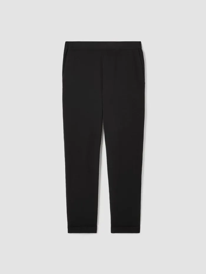 Eileen Fisher Pants Shorts and Jumpsuits Pima Cotton Stretch Jersey Pant Black 8211 Shop